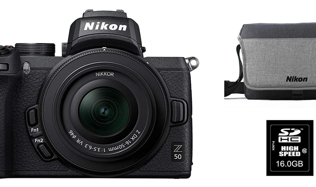 Promo !!!   Nikon Z50 + 16-50mm + carte sd 16Go + sac Nikon   au prix de 999€ jusqu’au 23/12 !!!